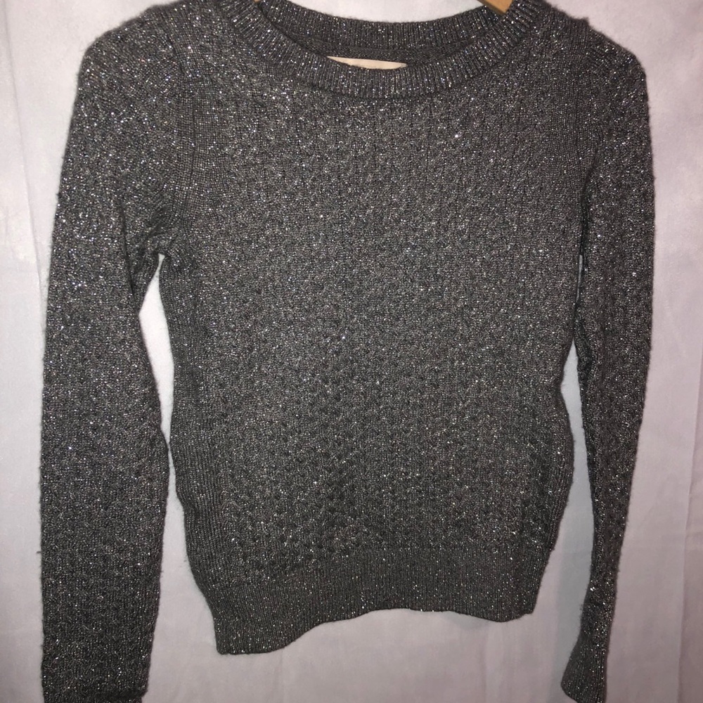Grey loft sparkly sweater - great for holidays
